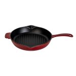 Lava Yuvarlak Izgara Tava 26 Cm Bordo