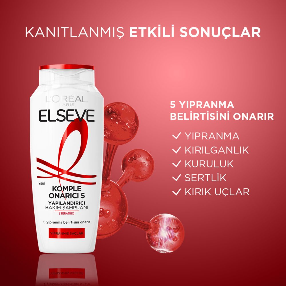Elseve Komple Onarıcı 5 Bakım Şampuanı 300 Ml
