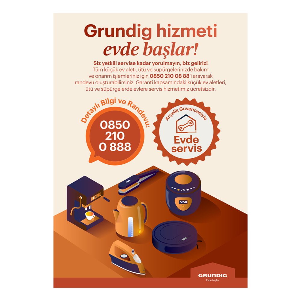 Grundig HD 2261 1600W Saç Kurutma Makinesi