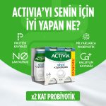 Activia Shot X2 Probiyotik Sade 4 x 80 Ml