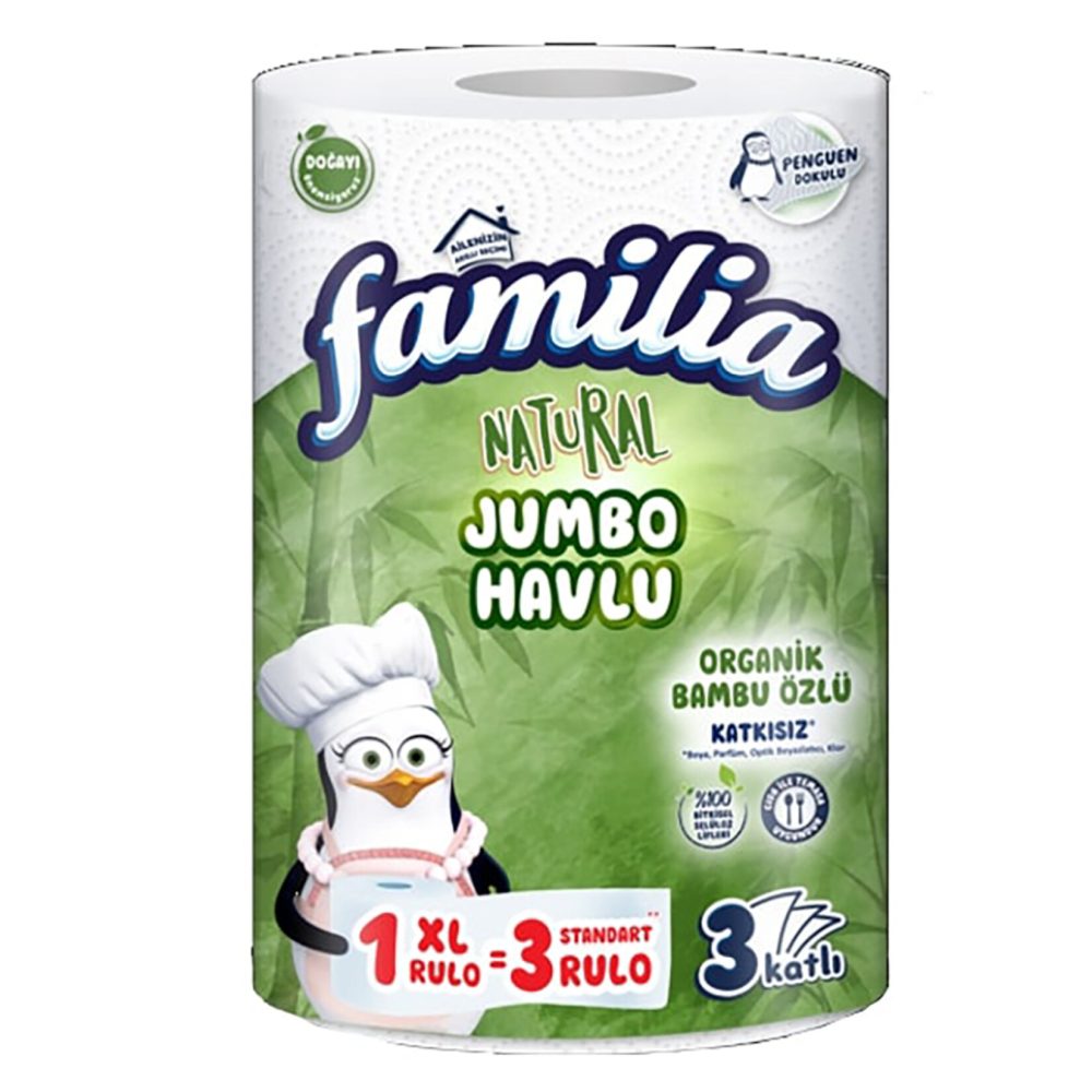 Familia Plus 1=3 Jumbo Dev Havlu