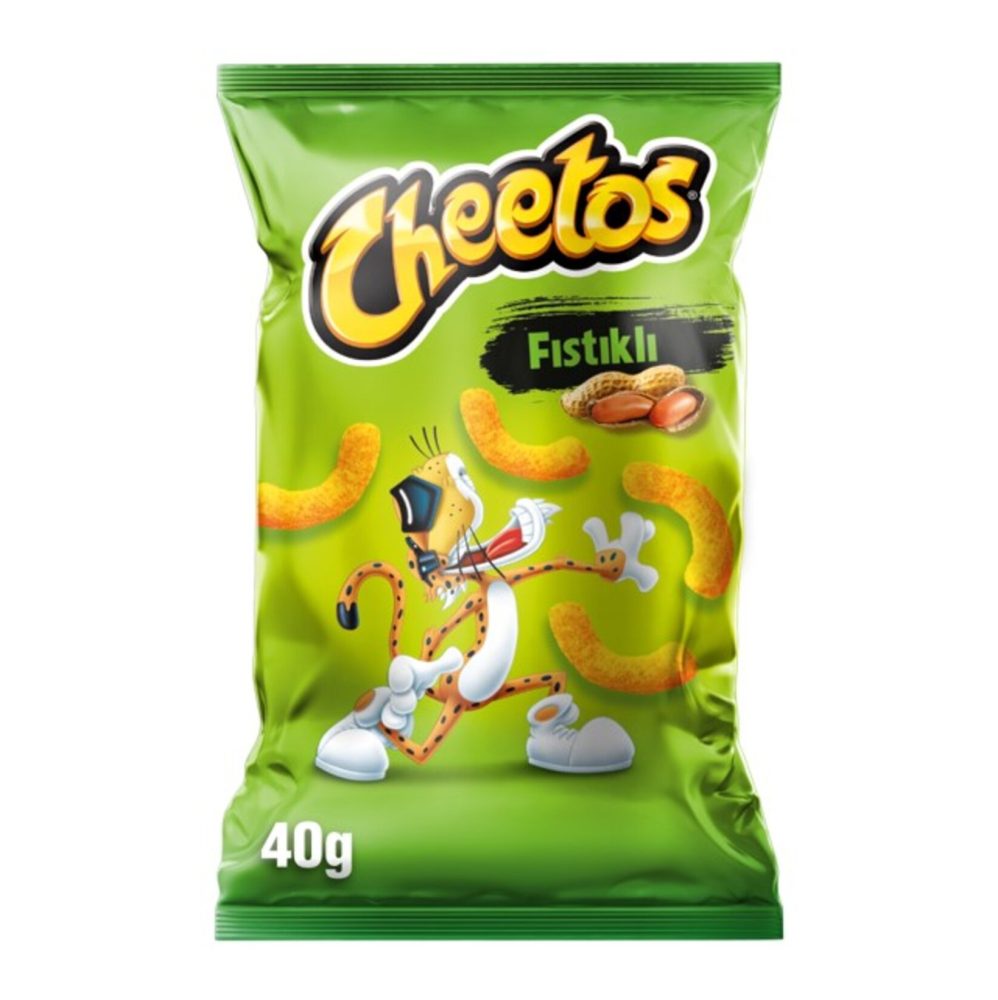Cheetos Fırından Fıstık Aromalı Mısır Çerezi Aile Boy 40 G