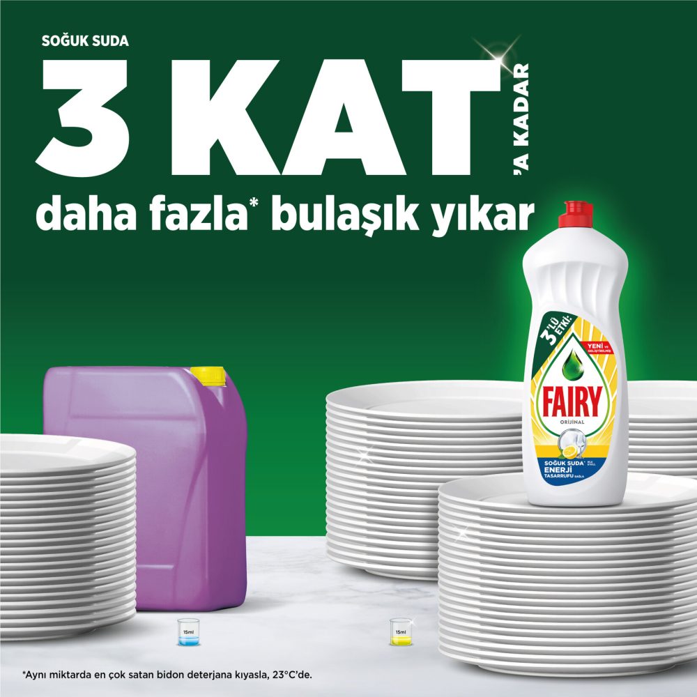 Fairy Temiz & Ferah Elma Kokulu Elde Yıkama 1.5 L