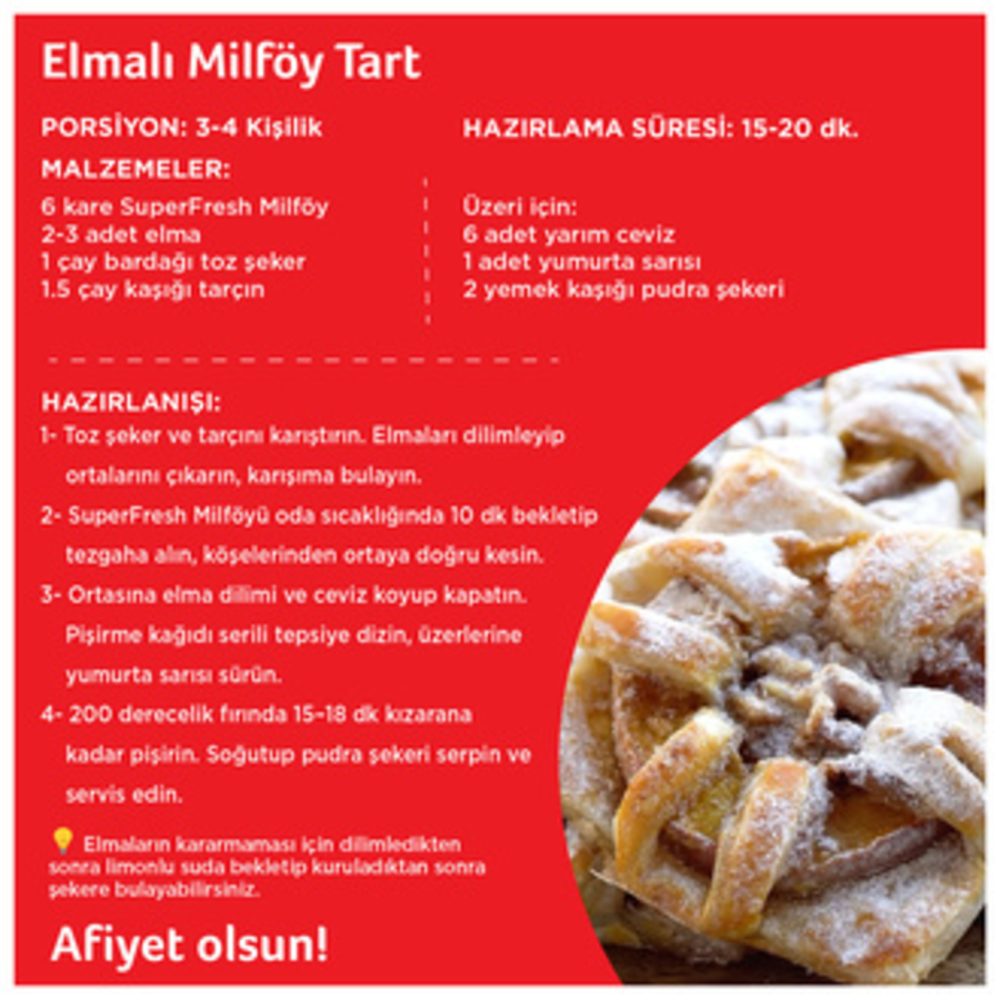 SuperFresh Milföy Hamuru 1 Kg