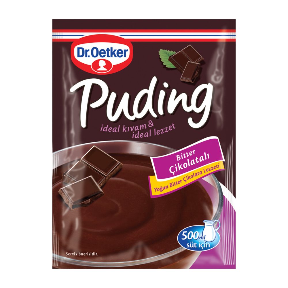Dr.Oetker Puding Bitter Çikolatalı 111 G