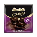 Ülker Bitter Kare Çikolata %80 Kakaolu 60 G