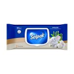 Selpak Organik Bambu Özlü & Pamuk Özlü Islak Mendil 50'li