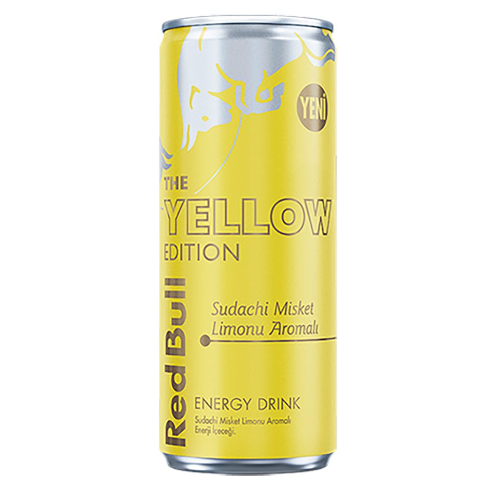 Red Bull Yellow Edition Sudachi Misket Limon Aromalı 250 Ml