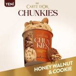 Carte d'Or Chunkies Ballı Ceviz & Tarçınlı Kurabiye Parçalı Karamelli Dondurma 430 Ml