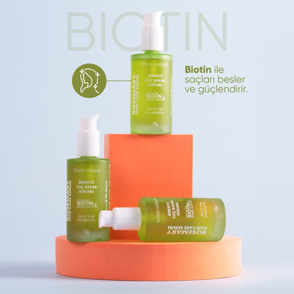 Bade Natural Biberiye Yağı Saç Bakım Serumu 50 Ml