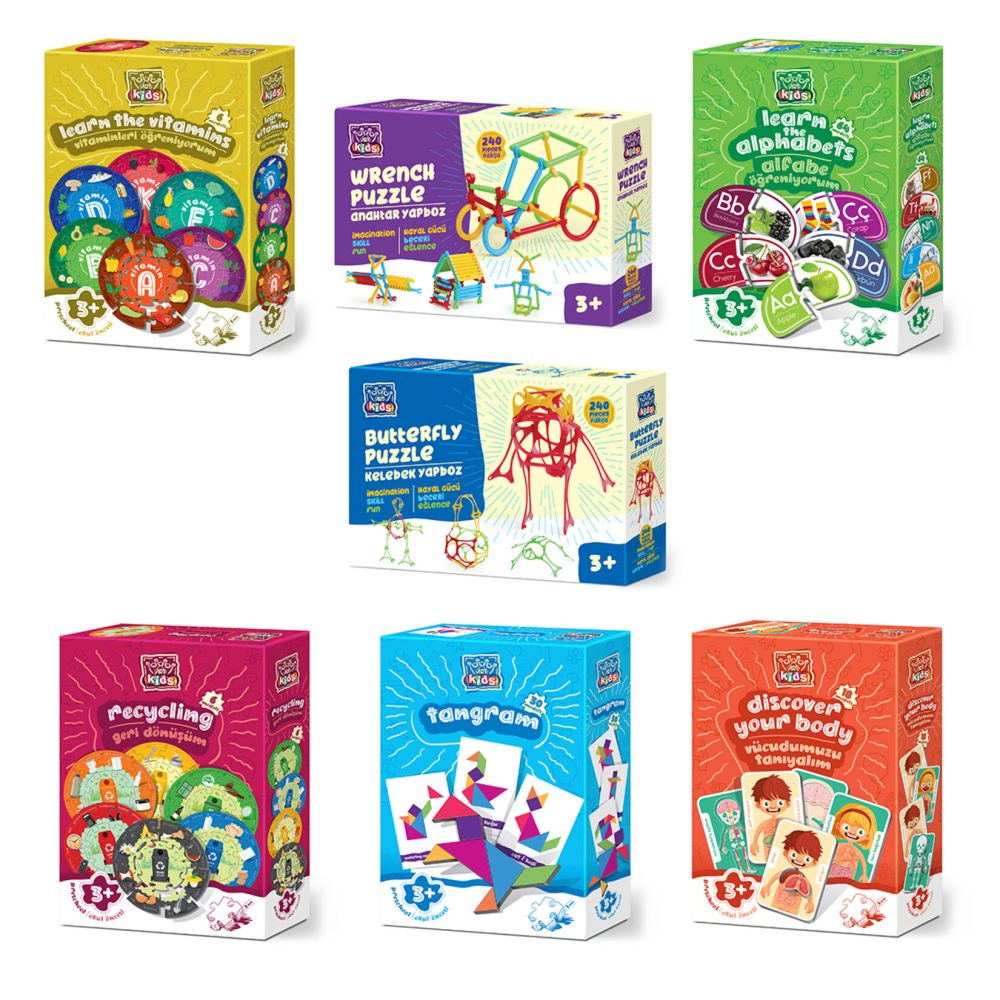 Art Kids Okul Öncesi Puzzle Çeşitleri