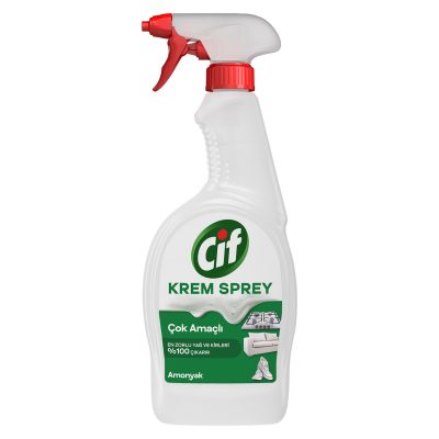 Cif Krem Sprey Amonyak Yağ ve Kir Sökücü 750 Ml