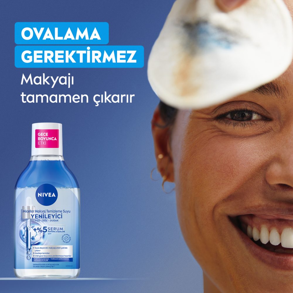 NIVEA Yenileyici Micellar Makyaj Temizleme Suyu 400 Ml