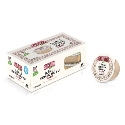 Gurvita Dondurulmuş İlikli Kemik Suyu Sade 4 x 50 Ml