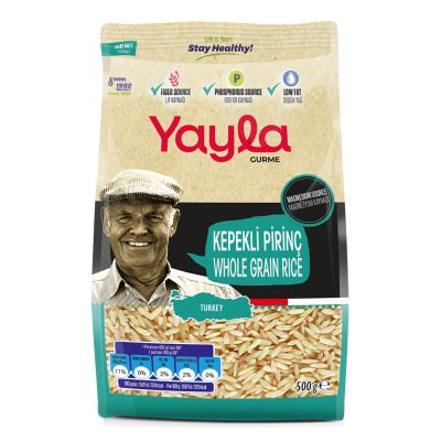 Yayla Gurme Kepekli Pirinç 500 G
