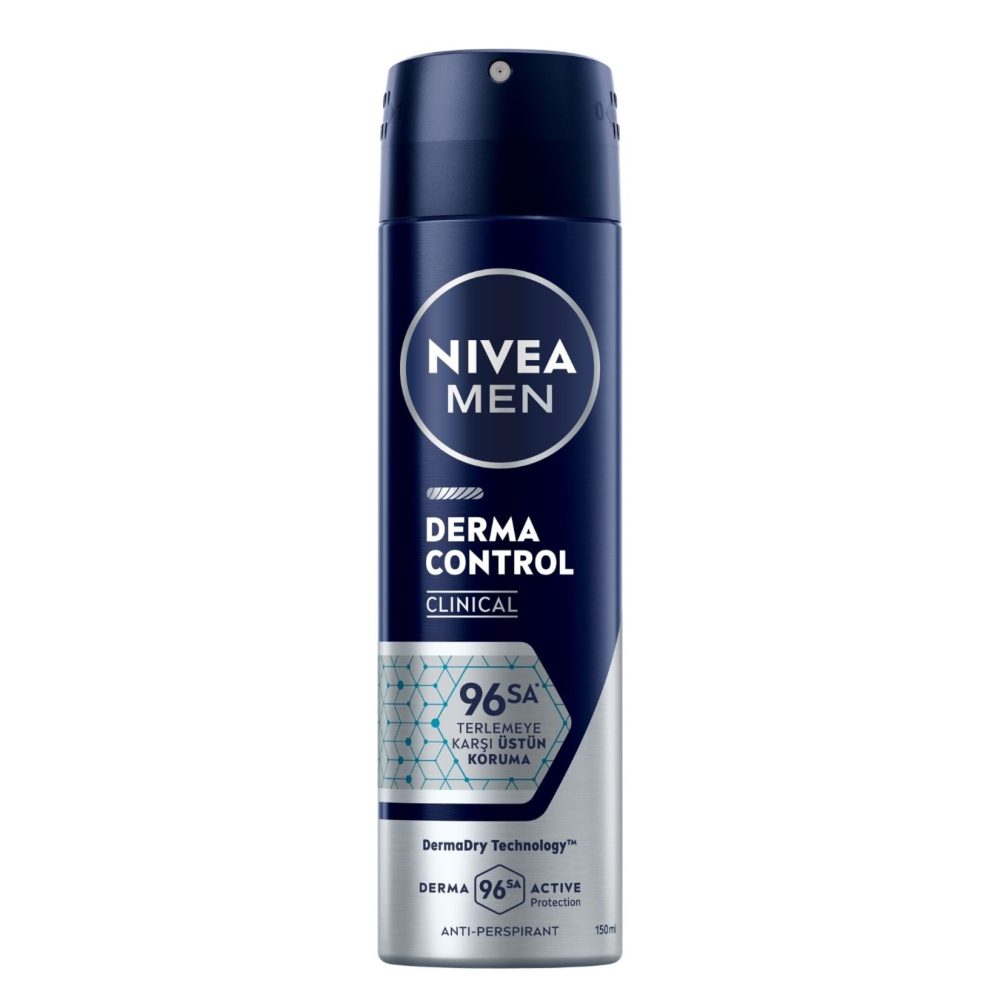 NIVEA MEN Erkek Sprey Deodorant Derma Control Clinical 150 Ml