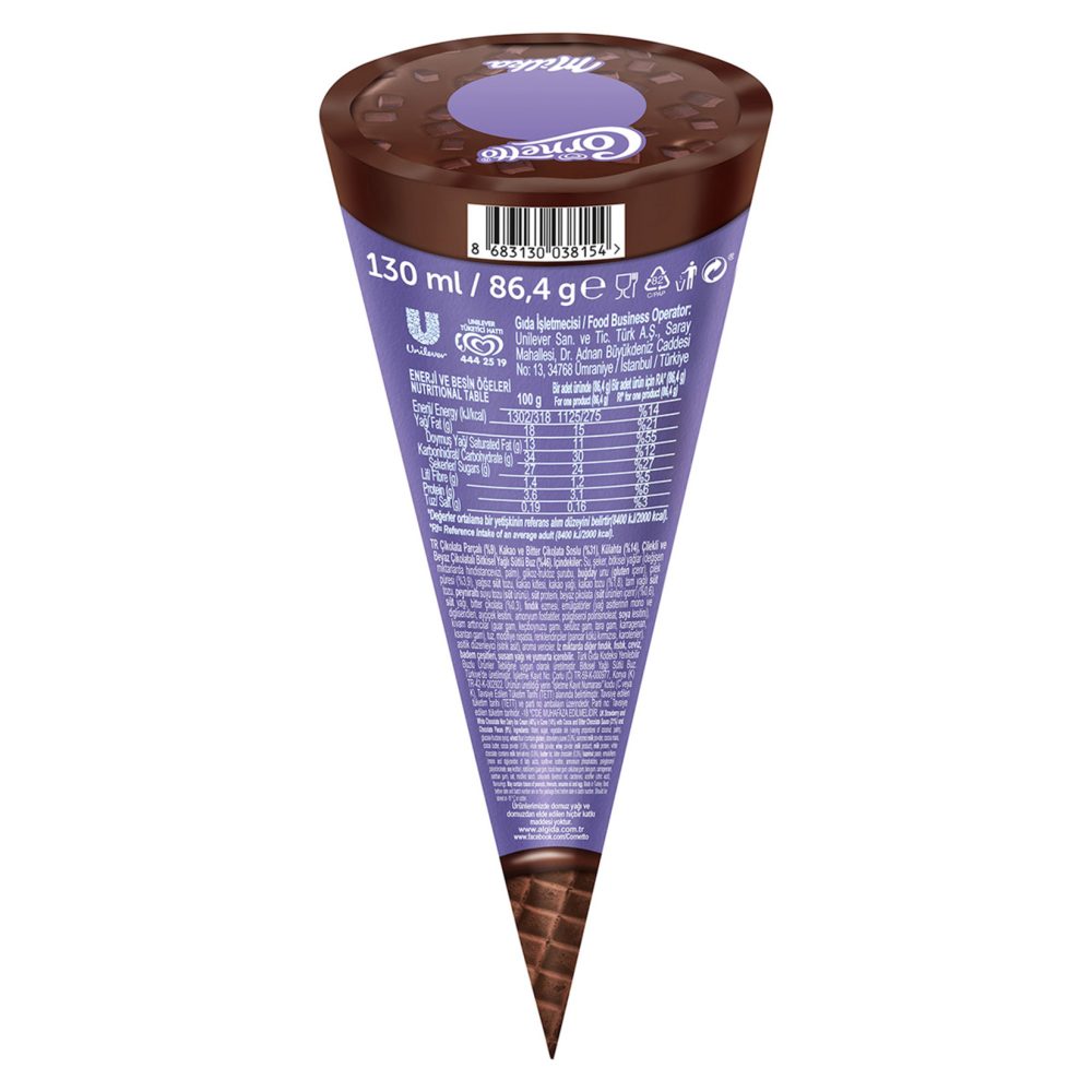 Cornetto Disc Milka 130 Ml