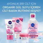 NIVEA Aqua Rose Organik Gül Suyu Içeren Makyaj Temizleme Jeli 150 Ml
