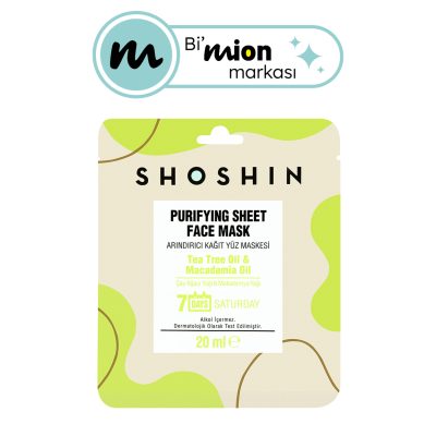 Shoshin Arındırıcı Kağıt Yüz Maskesi 20 Ml