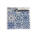 Stickez 3D Yapışkanlı Duvar Karosu Mavi 30.5x30.5 Cm 4'lü Paket