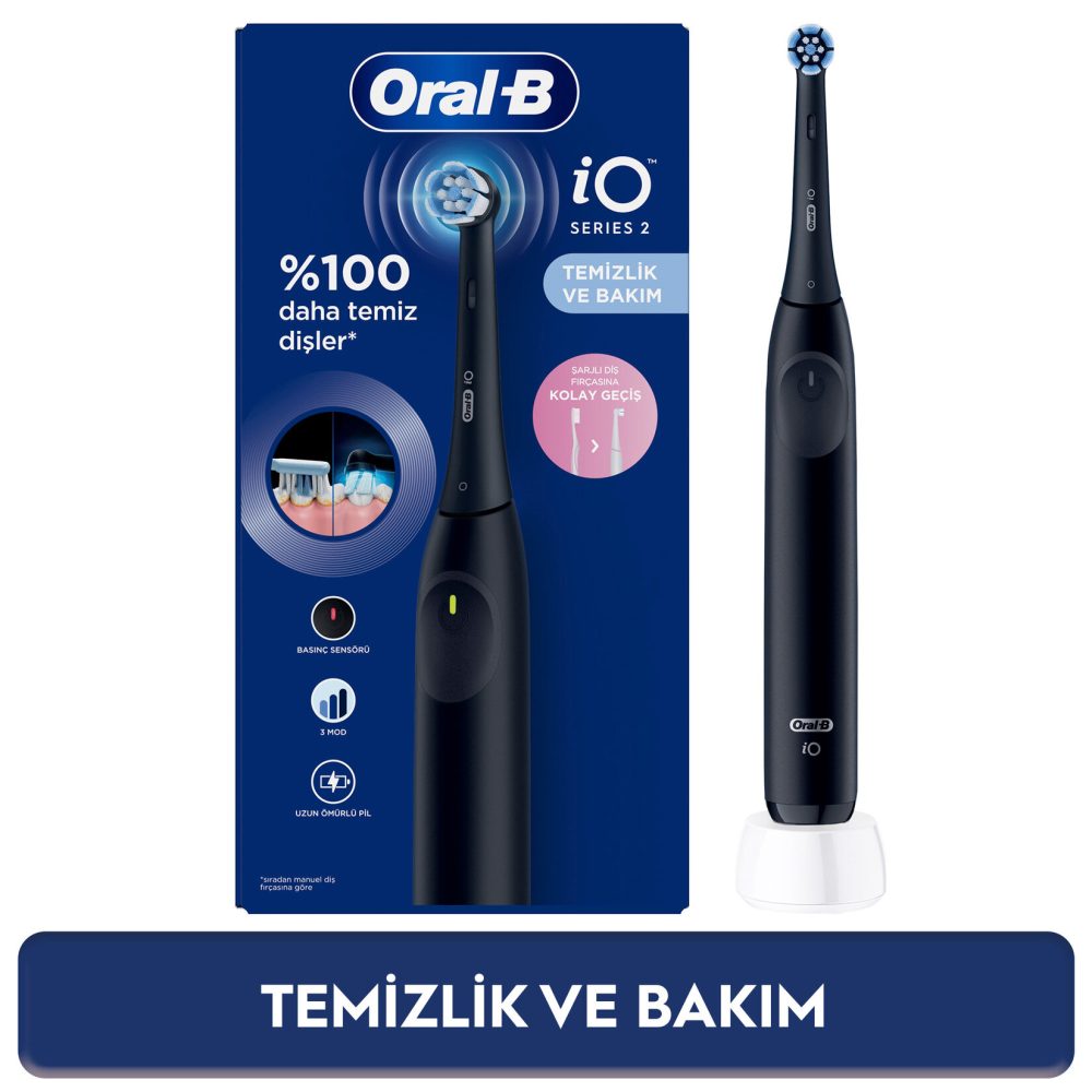 Oral-B IO 2 Şarjlı Diş Fırçası - Siyah