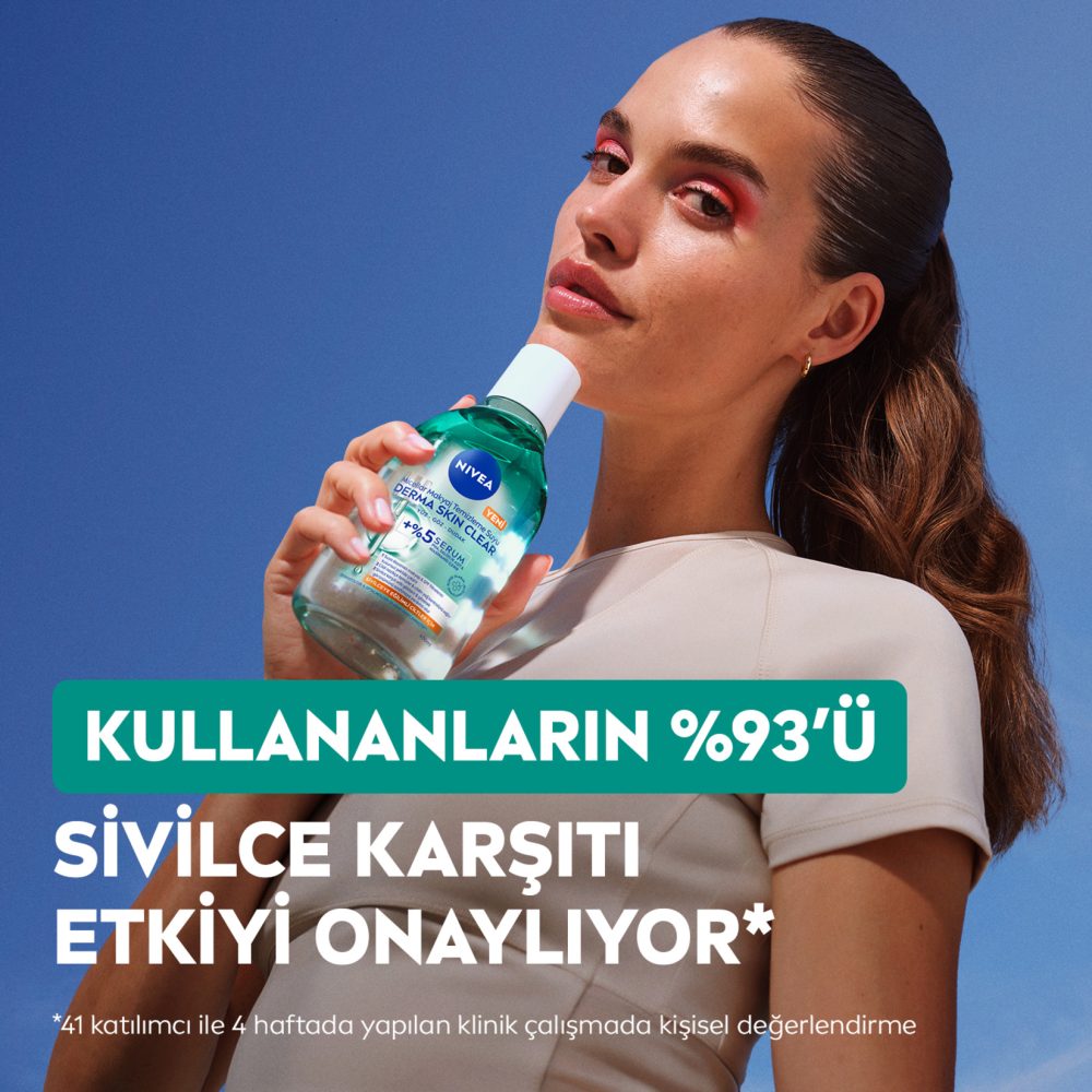 NIVEA Derma Skin Clear Micellar Makyaj Temizleme Suyu 400 Ml