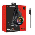 Rampage RM-K45 Orbit-S Siyah RGB Led 7.1 Gaming Mikrofonlu Kulaklık