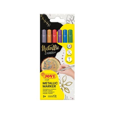 Jovi 1606M Decor Metalik Kalemi 6 Renk