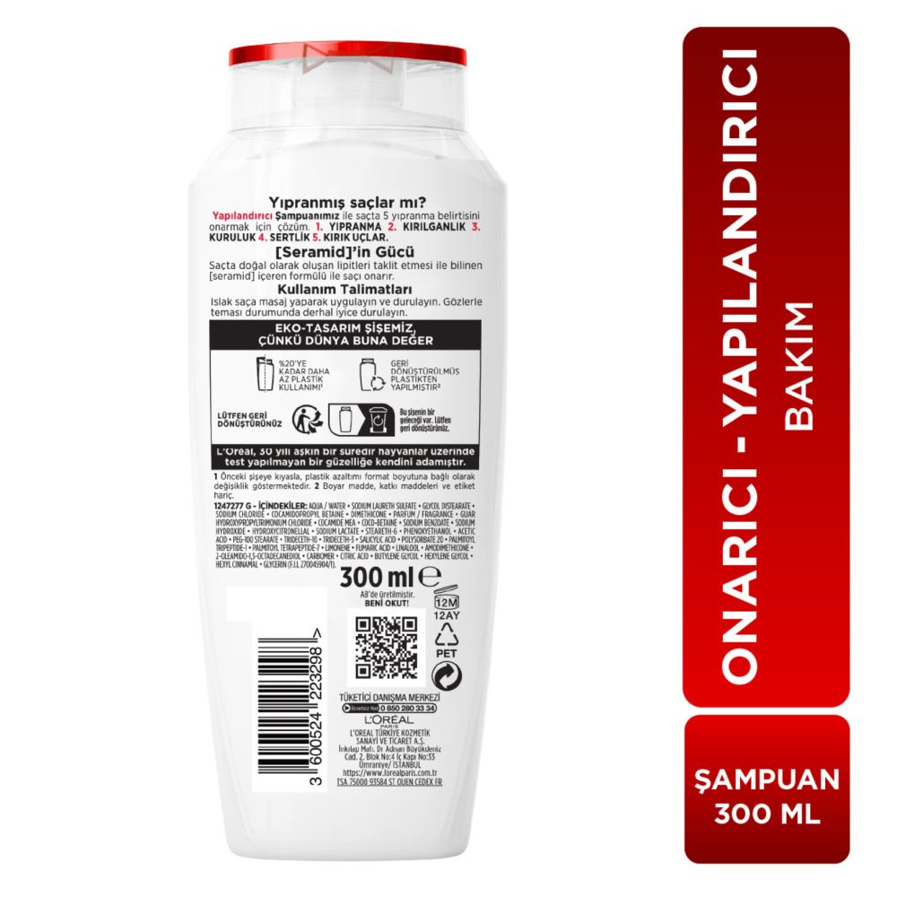 Elseve Komple Onarıcı 5 Bakım Şampuanı 300 Ml