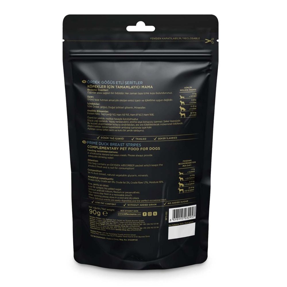 Reflex Snackies Ördek Etli Şerit Köpek Ödülü 90 G