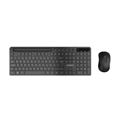 Everest KM-730 Siyah Kablosuz Q Klavye + Mouse Set