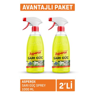 Asperox Sarı Güç Sprey 2 x 1L