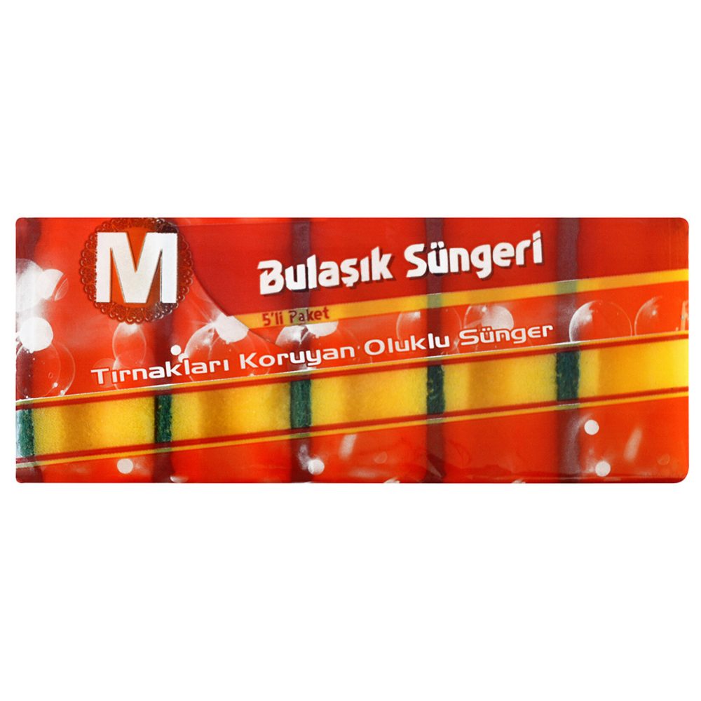 Migros Bulaşık Süngeri - Oluklu 5'li
