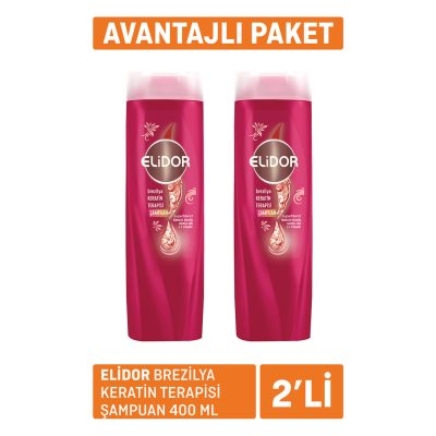 Elidor Brezilya Keratin Terapisi Şampuan 2 x 400Ml