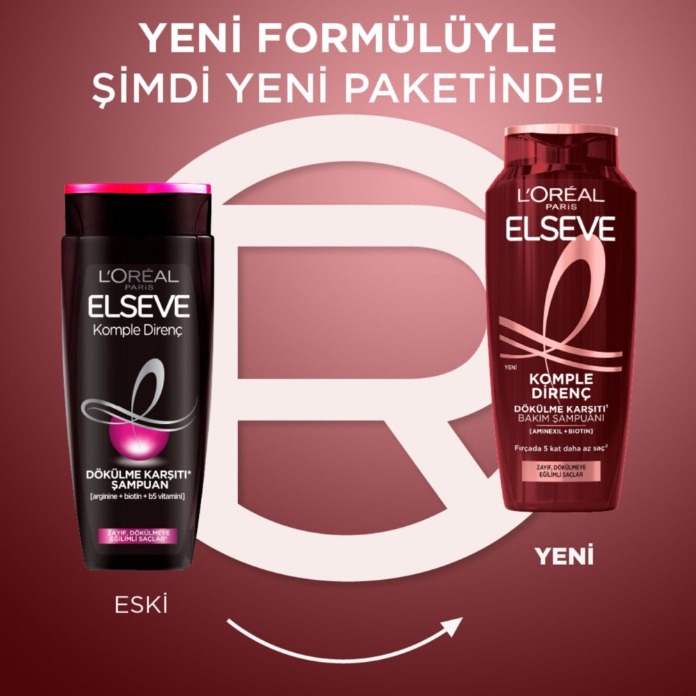 Elseve Komple Direnç Dökülme Karşıtı Bakım Şampuanı 300 Ml