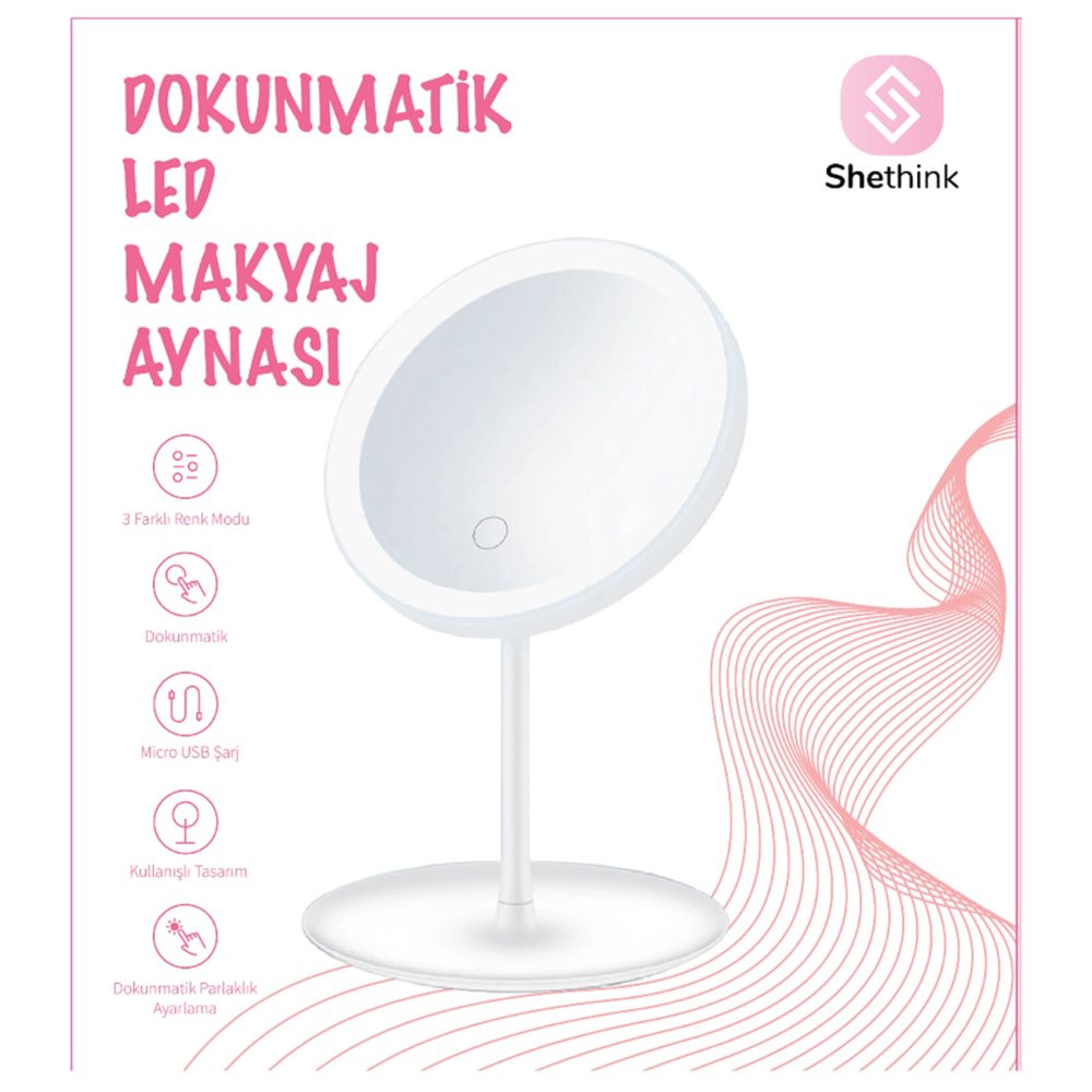 Shethink Dokunmatik Led Makyaj Aynası MU30
