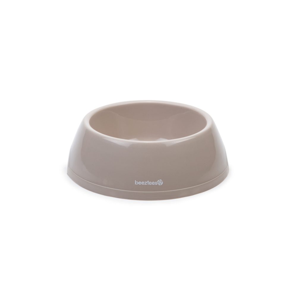 Beeztees Köpek Plastik Mama Su Kabı Bej 1,25L