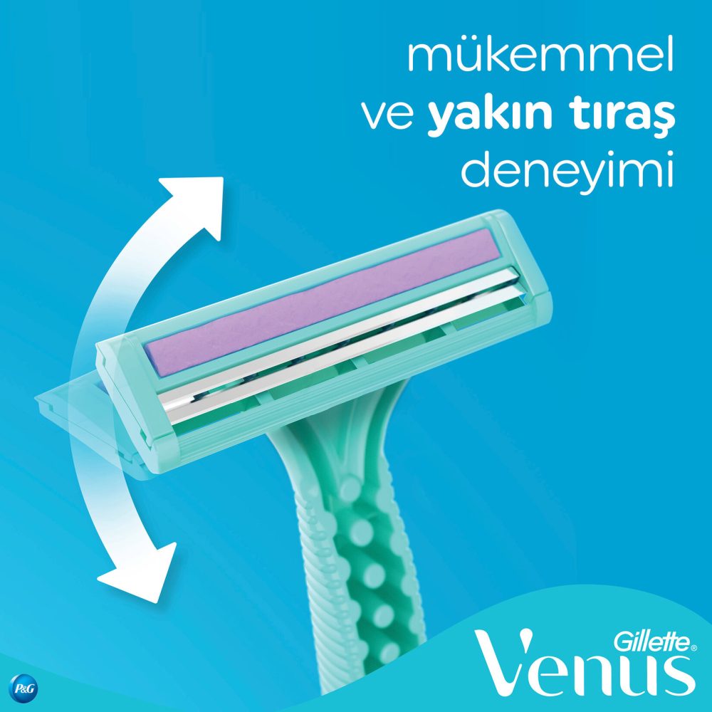 Gillette Simply Venus 2 Kullan At Kadın Tıraş Bıçağı 4 Adet