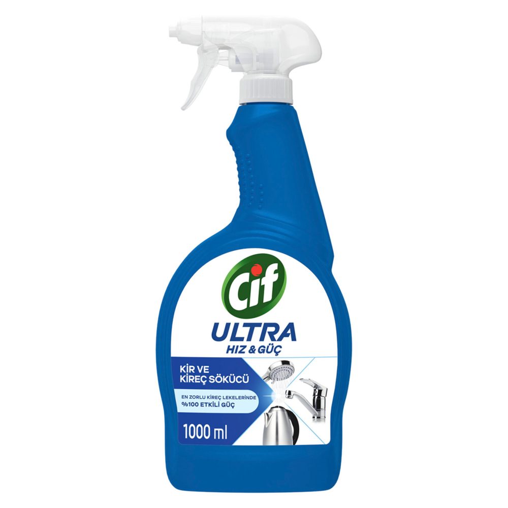 Cif Ultra Hız & Güç Kireç Sökücü Sprey 1000 Ml