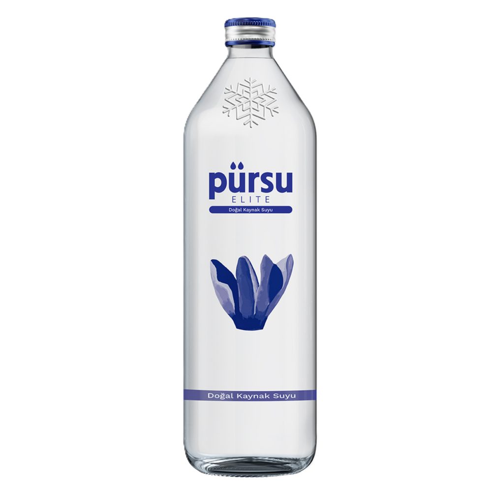 Pürsu Elite Doğal Kaynak Suyu Cam Şişe 750 Ml