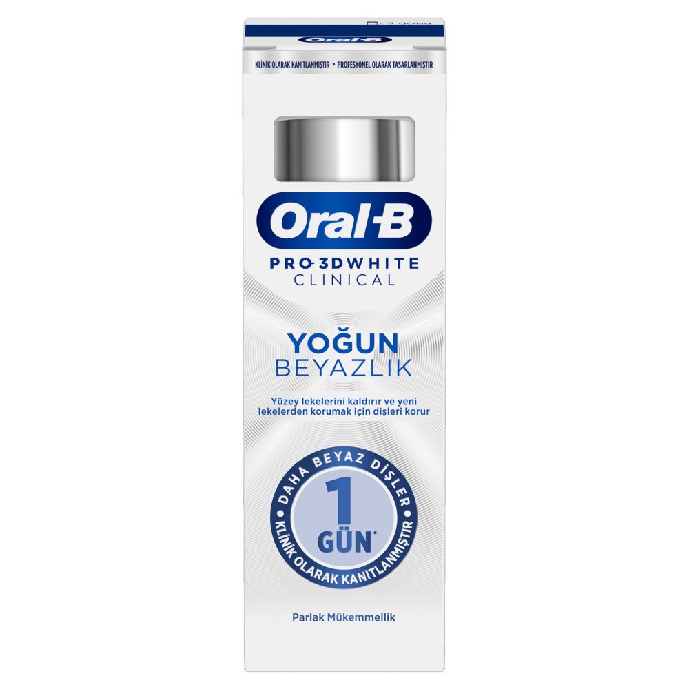 Oral-B 3D White Clinical Parlak Mükemmellik Diş Macunu 75 Ml