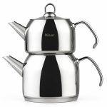 Hisar Satürn Mini Çelik Çaydanlık Cam Kapak