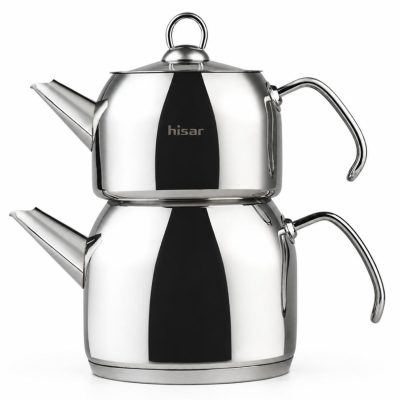 Hisar Satürn Mini Çelik Çaydanlık Cam Kapak