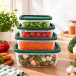 Leva House Saklama Kabı 4'lü Set (250 Ml, 500 Ml, 750 Ml, 1200 Ml)