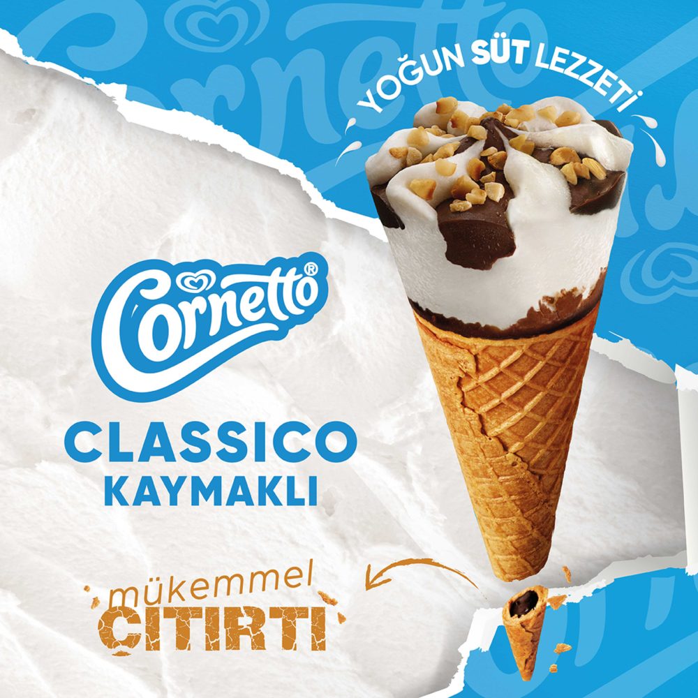 Cornetto Classico Kaymak 125 Ml