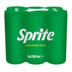 Sprite Limon Aromalı Gazoz Kutu 6 x 250 Ml