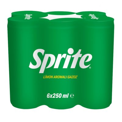 Sprite Limon Aromalı Gazoz Kutu 6 x 250 Ml
