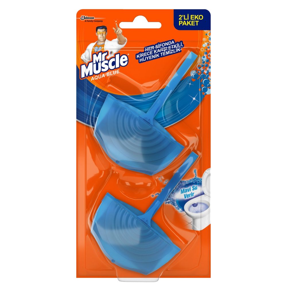 Mr. Muscle Wc Blok Aqua Paket 2 x 36 G