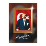 Mynote Atatürk Baskılı Defter Pp Spiralli A4 80 Yaprak Kareli