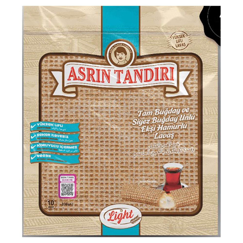 Asrın Tandırı Tam Buğday & Siyez Lavaş 10'lu 330 G